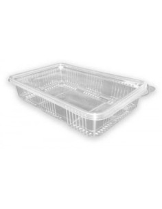 Envase Loncheados rPET con Tapa Bisagra (H27G) 600 ml /...