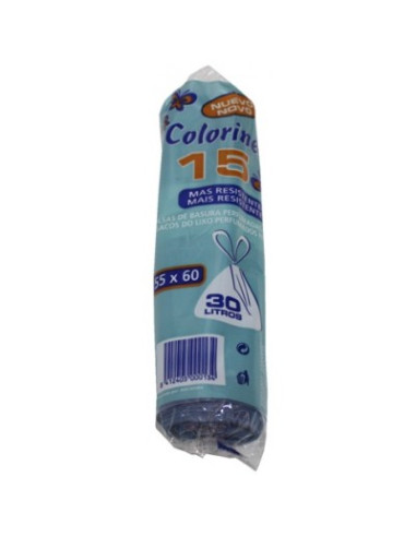 BOLSA AZUL COLORINES NACARADA R/15 C/45  30LT