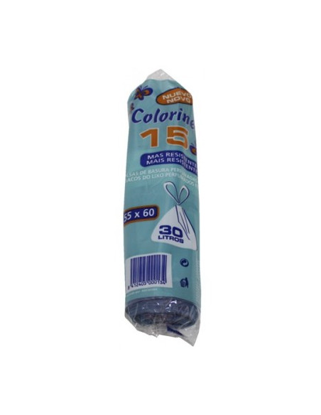 BOLSA AZUL COLORINES NACARADA R/15 C/45  30LT