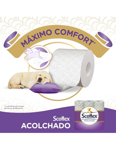 Scottex Acolchado Papel Higiénico 63 rollos con...