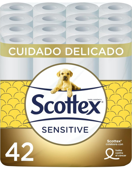 Scottex Papel Higiénico Sensitive 42 rollo