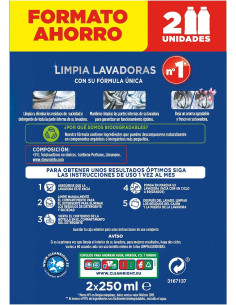 Colon Limpia Lavadoras, Azul, 250 ml Paquete de 2 2