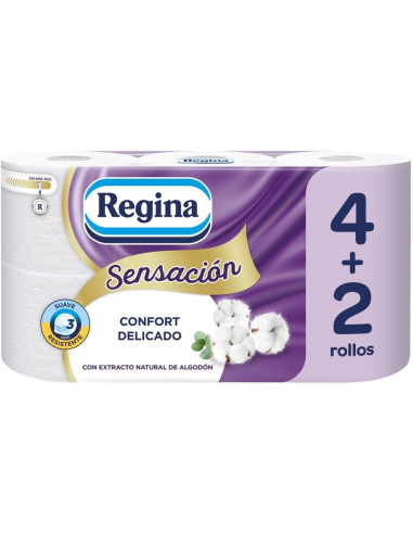 REGINA HGCO.SENSACION 4+2 ALGODON 3 CAPAS