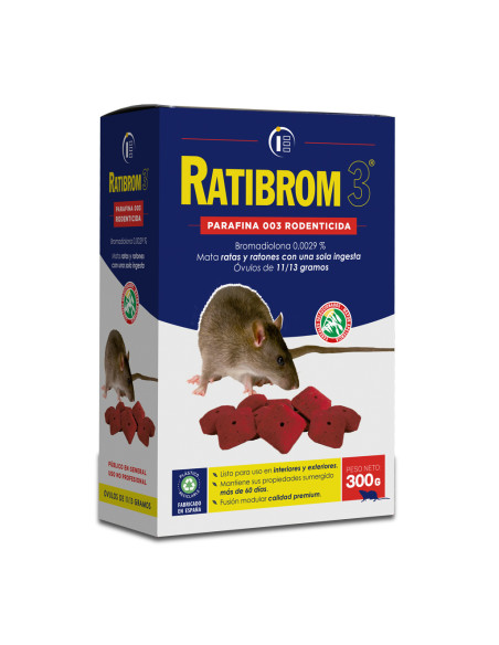 RATIBROM 3 OVULOS 11/13 GRS 003 ESTUCHE 300 GRS