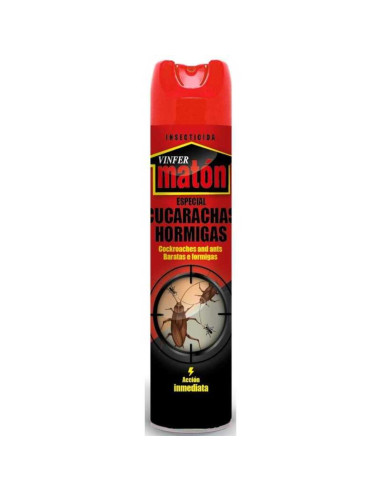 Matón Insecticida Spray Cucarachas 600ml