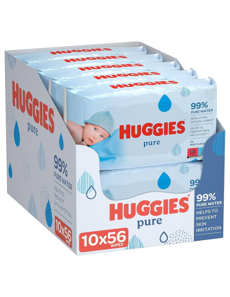 Huggies Pure toallitas 10x56ud