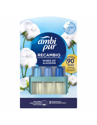 Ambipur 3volution Recambio Nubes de Algodon