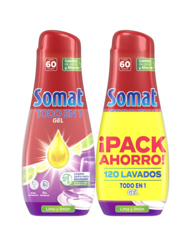 SOMAT GEL T-1 60DOSIS 960ML LIMON DUPLO