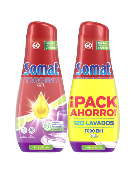 SOMAT GEL T-1 60DOSIS 960ML LIMON DUPLO