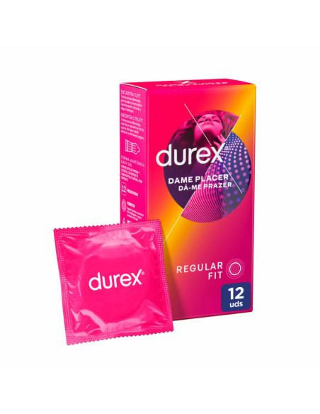 DUREX PRESERVATIVO 12UDS.DAME PLACER