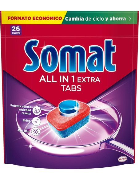 LAVAVAJILLAS CAPSULAS SOMAT ALL 1 26 U