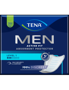 COMPRESA INCONT TENA MEN LEVEL 1 12 U