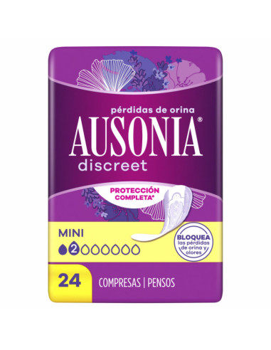 COMPRESA AUSONIA DISCREET MINI 24U
