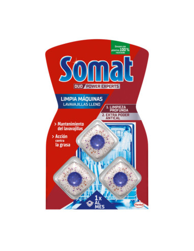 SOMAT LIMPIAMAQUINAS PASTILLAS 3U