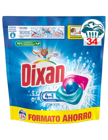 Dixan Det Caps Trio 34U