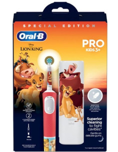 ORAL B KIDS CEPILLO ELECTRICO REY LEON + ESTUCHE