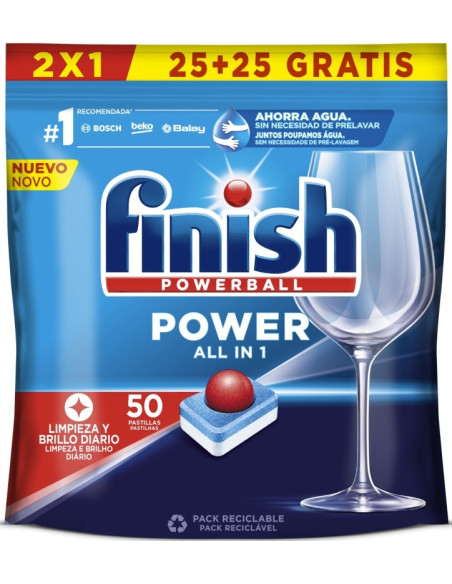 FINISH POWER ALL IN 1 50U