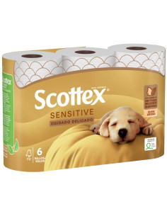 SCOTTEX PAPEL HIG. SENSITIVE 6R