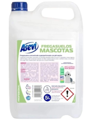 ASEVI FREGASUELO MASCOTA 5L