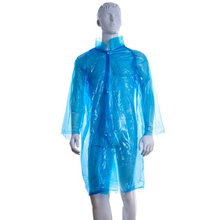 Bata de Polietileno LDPE 114x146cm, Cierre Corchetes