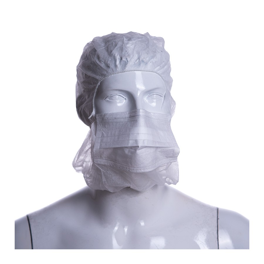 Burka de Polipropileno 30 cm Largo Con Mascarilla IIR