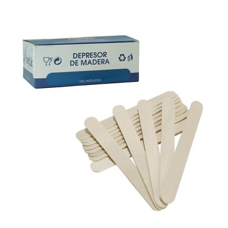 Depresor de Madera no estéril - Caja 100 unidades