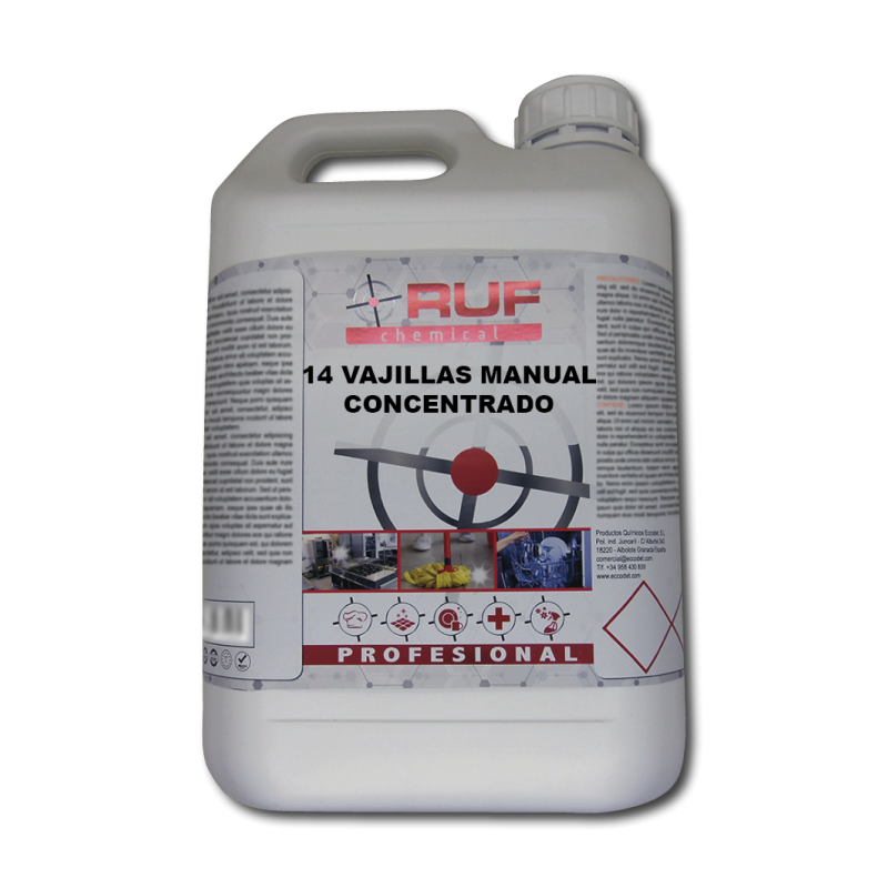 Vajillas manual concentrado 5 litros