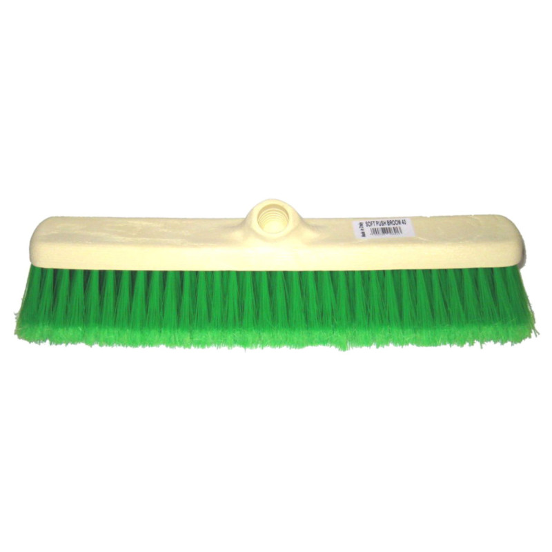 Escoba cepillo barrendero 40cm pelo suave