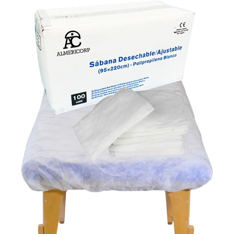 Sabanilla de Polipropileno Ajustable 95x220 cm