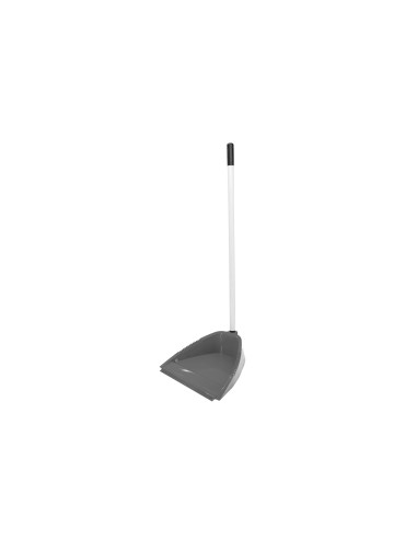 RECOGEDOR TECNICO ANTIVUELCO GRIS PALO METAL