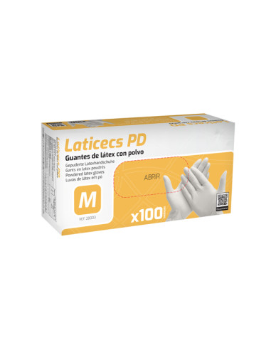 Guante de Látex Con Polvo 5,5g