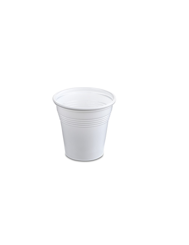 Vaso Reutilizable de Polipropileno Blanco 80 cc / Paquete 100 unidades